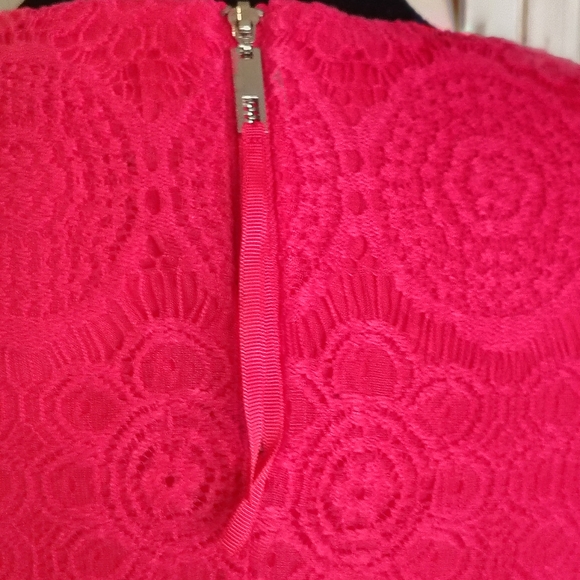 Laundry By Shelli Segal Pink Lace Mini Dress - Picture 8 of 12